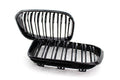 Gloss Black Kidney Grilles for BMW 1 Series (2015 - 2019 LCI, F20 F21) - AUTOID - Front Grille - Essentials