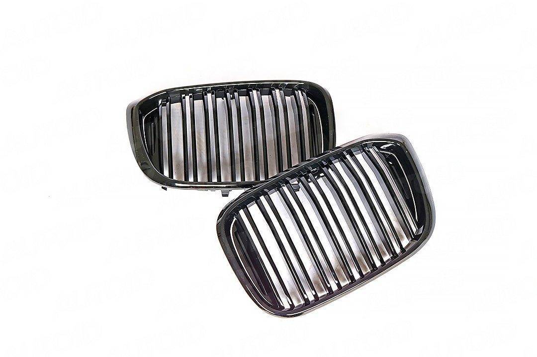 Gloss Black Kidney Grilles for BMW X3 & X4 (2019+, G01 G02) - AUTOID - Front Grille - Essentials