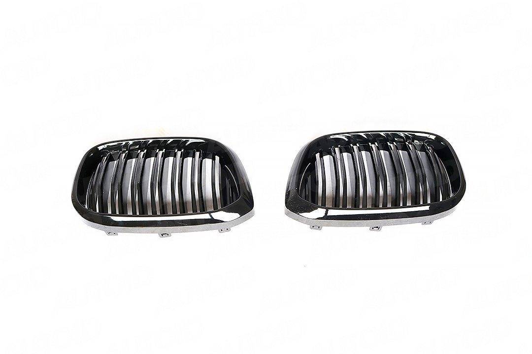 Gloss Black Kidney Grilles for BMW X3 & X4 by FORM (2019-2022, G01 G02) - AUTOID® - Front Grille - FORM Industries