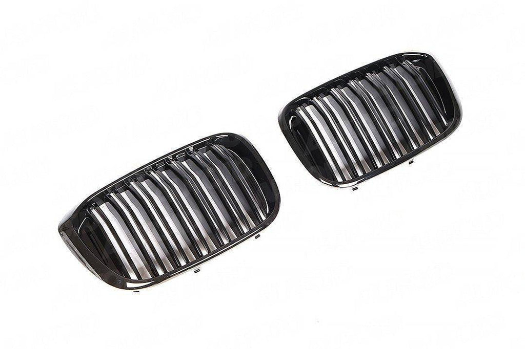Gloss Black Kidney Grilles for BMW X3 & X4 by FORM (2019-2022, G01 G02) - AUTOID® - Front Grille - FORM Industries