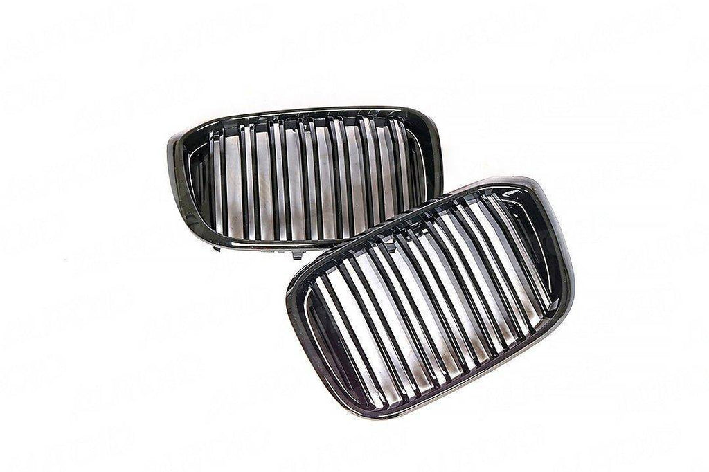 Gloss Black Kidney Grilles for BMW X3 & X4 by FORM (2019-2022, G01 G02) - AUTOID® - Front Grille - FORM Industries