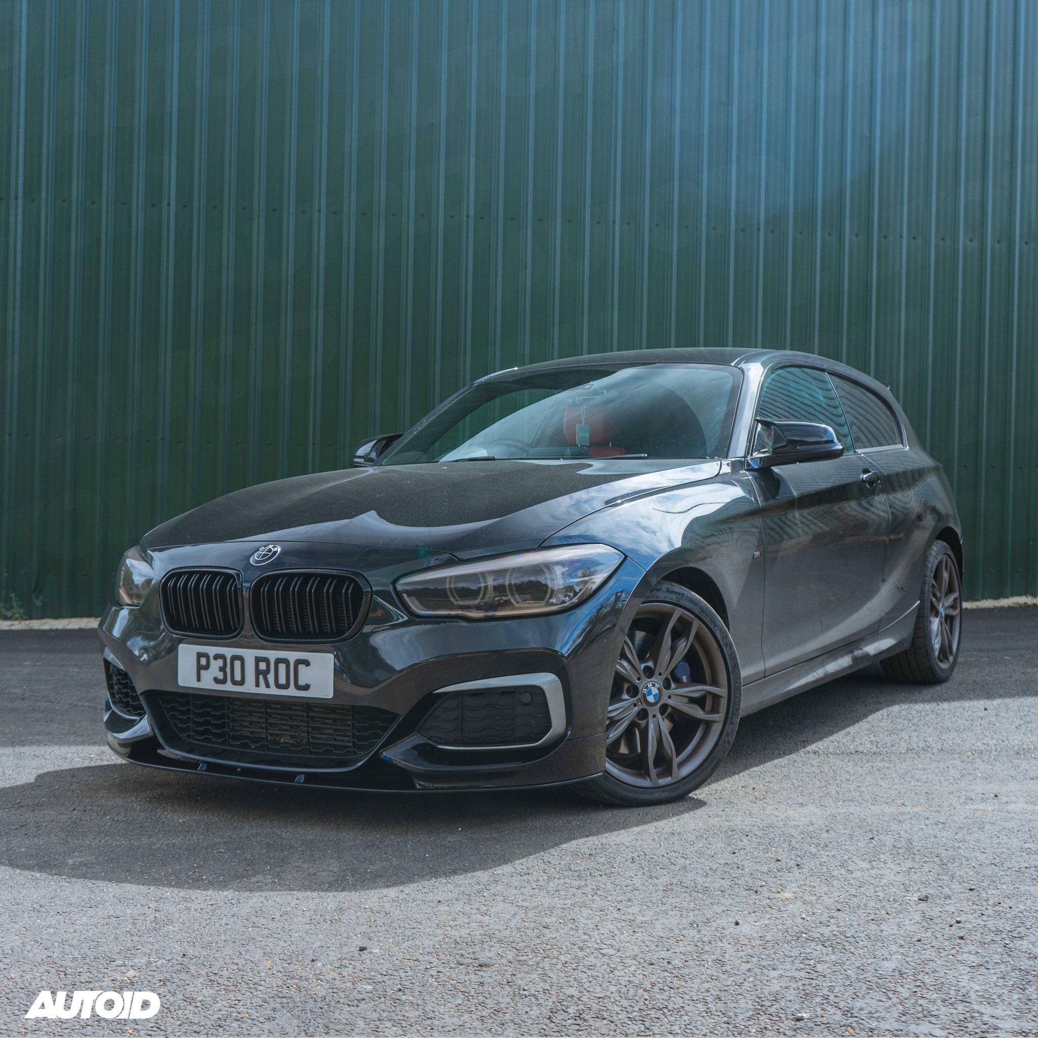 Gloss Black Performance Front Splitter for BMW 1 Series, M135i & M140i (2015 - 2019 LCI, F20 F21) - AUTOID - Front Lips & Splitters - Essentials