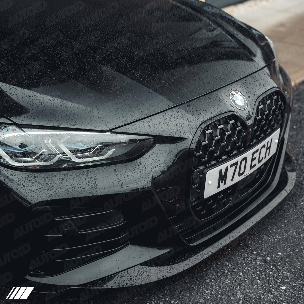 Gloss Black Performance Front Splitter for BMW 4 Series by FORM (2020+, G22 G23) - AUTOID® - Front Lips & Splitters - FORM Industries