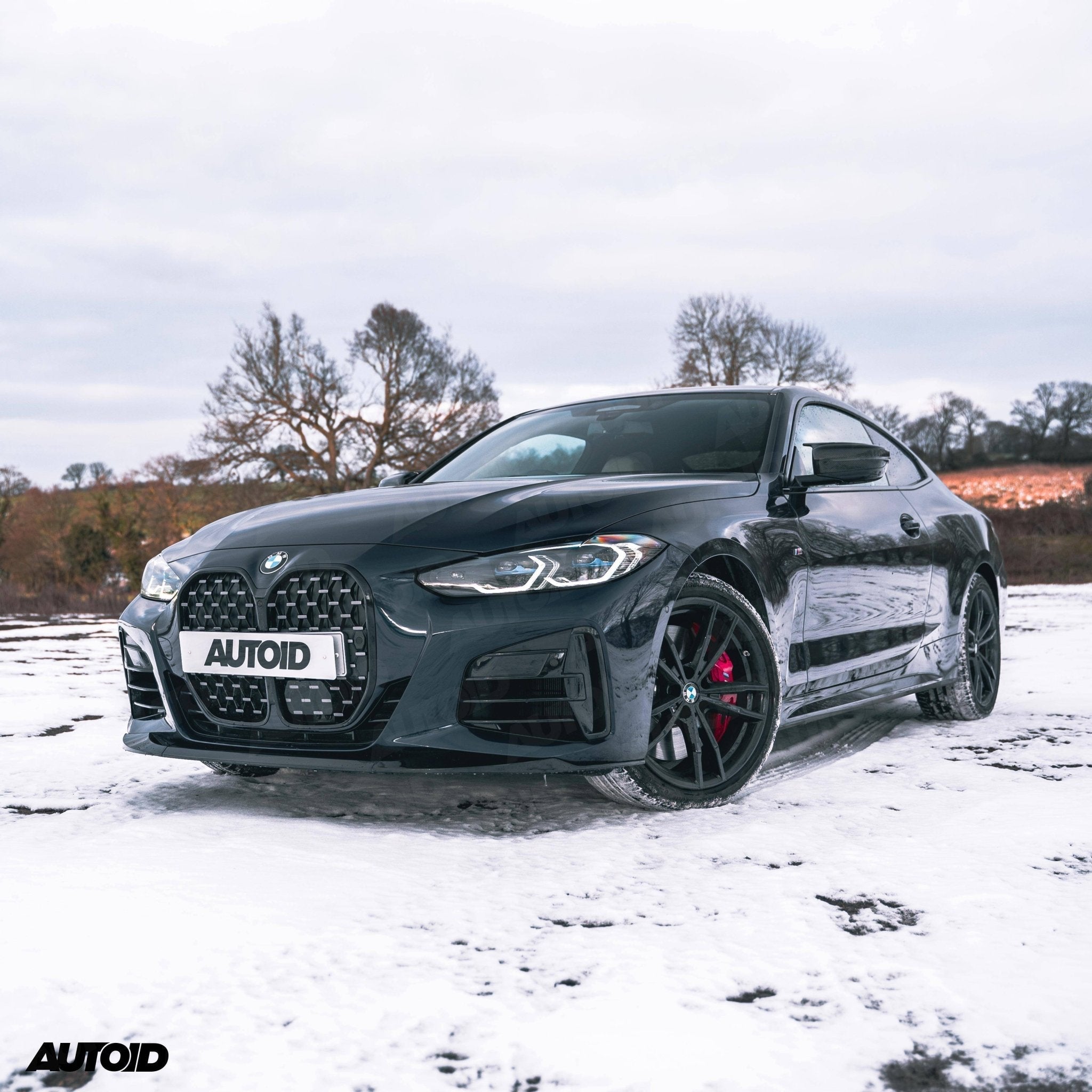 Gloss Black Performance Front Splitter for BMW 4 Series by FORM (2020+, G22 G23) - AUTOID® - Front Lips & Splitters - FORM Industries