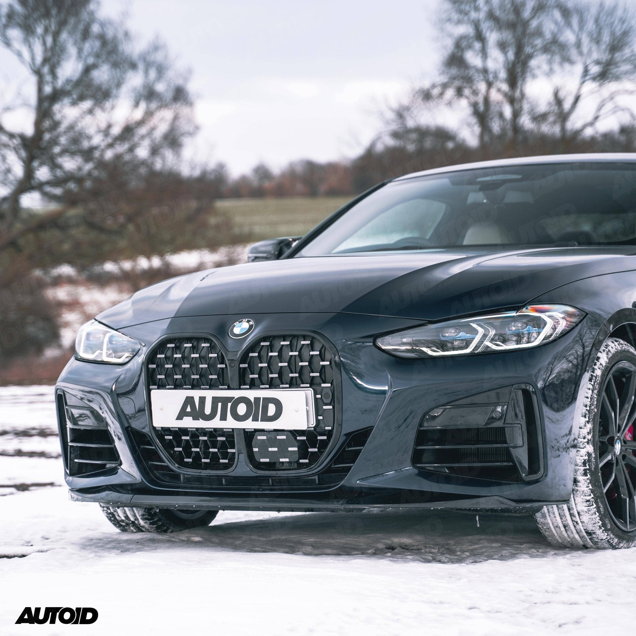 Gloss Black Performance Front Splitter for BMW 4 Series by FORM (2020+, G22 G23) - AUTOID® - Front Lips & Splitters - FORM Industries