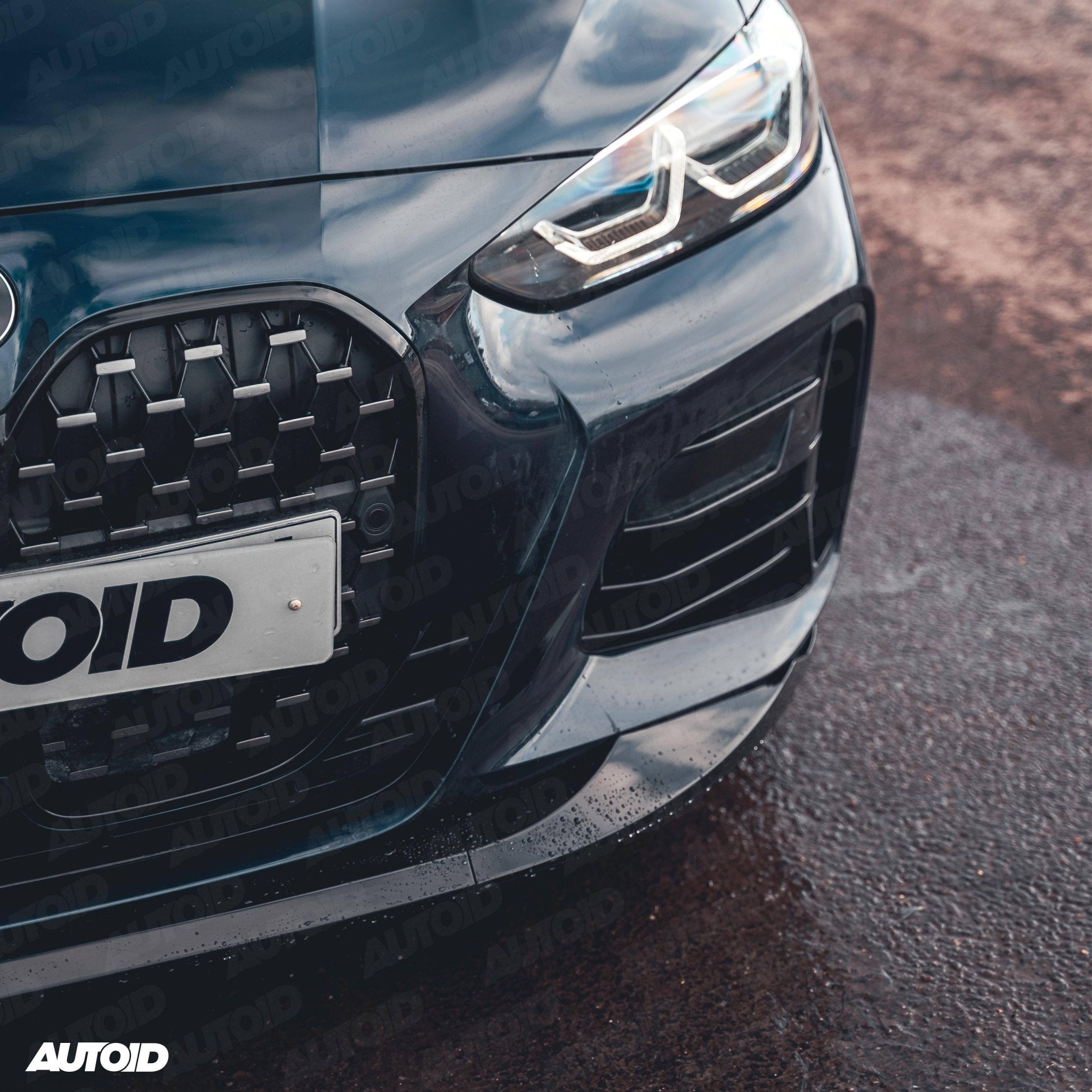 Gloss Black Performance Front Splitter for BMW 4 Series by FORM (2020+, G22 G23) - AUTOID® - Front Lips & Splitters - FORM Industries