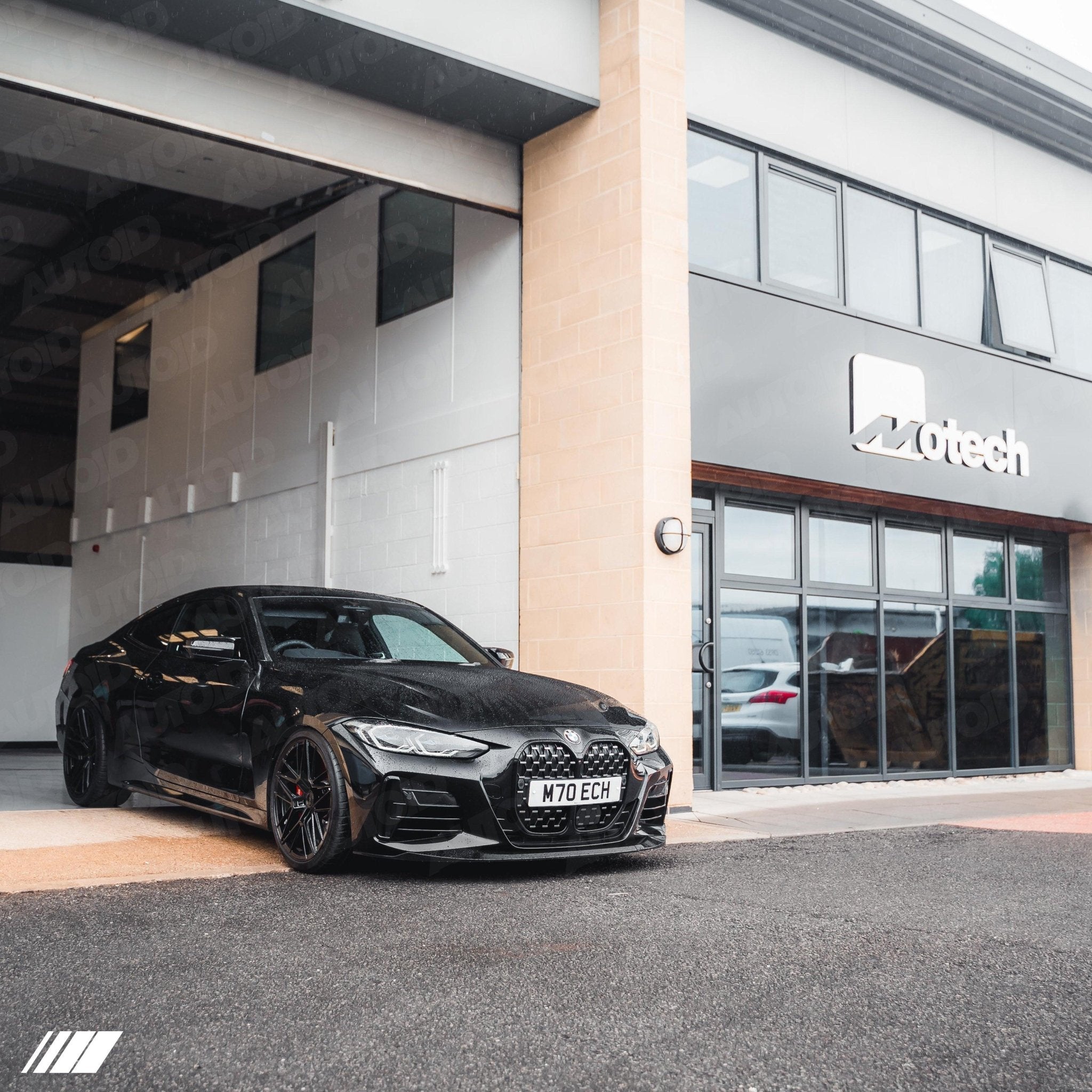 Gloss Black Performance Front Splitter for BMW 4 Series by FORM (2020+, G22 G23) - AUTOID® - Front Lips & Splitters - FORM Industries