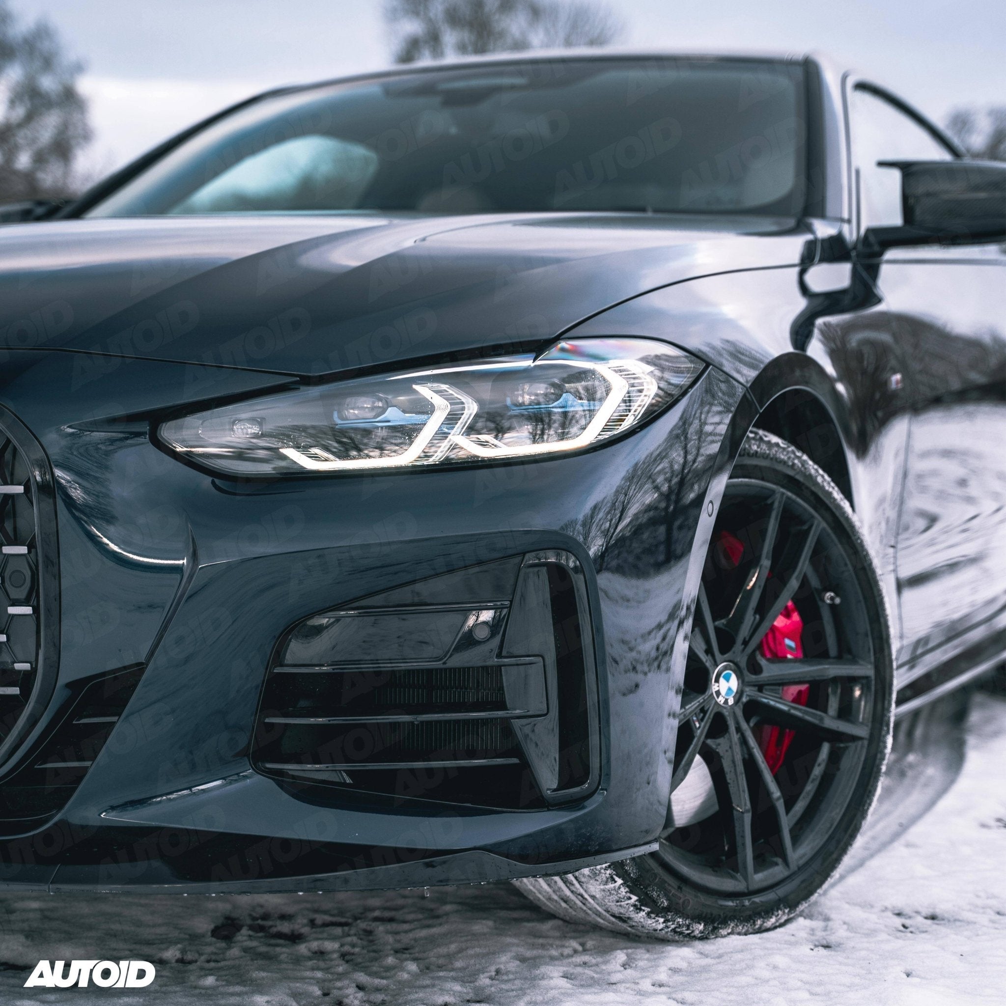 Gloss Black Performance Front Splitter for BMW 4 Series by FORM (2020+, G22 G23) - AUTOID® - Front Lips & Splitters - FORM Industries