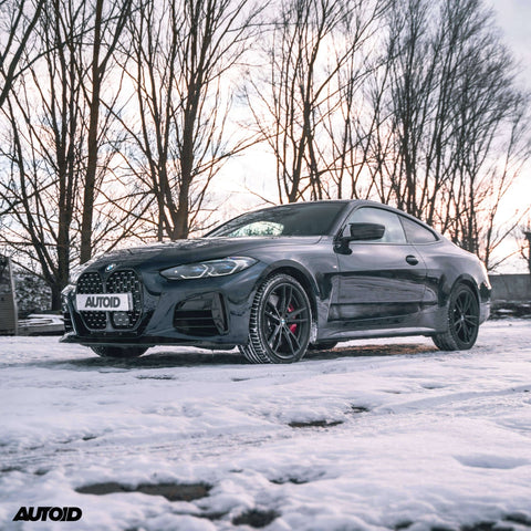 Gloss Black Performance Front Splitter for BMW 4 Series by FORM (2020+, G22 G23) - AUTOID® - Front Lips & Splitters - FORM Industries