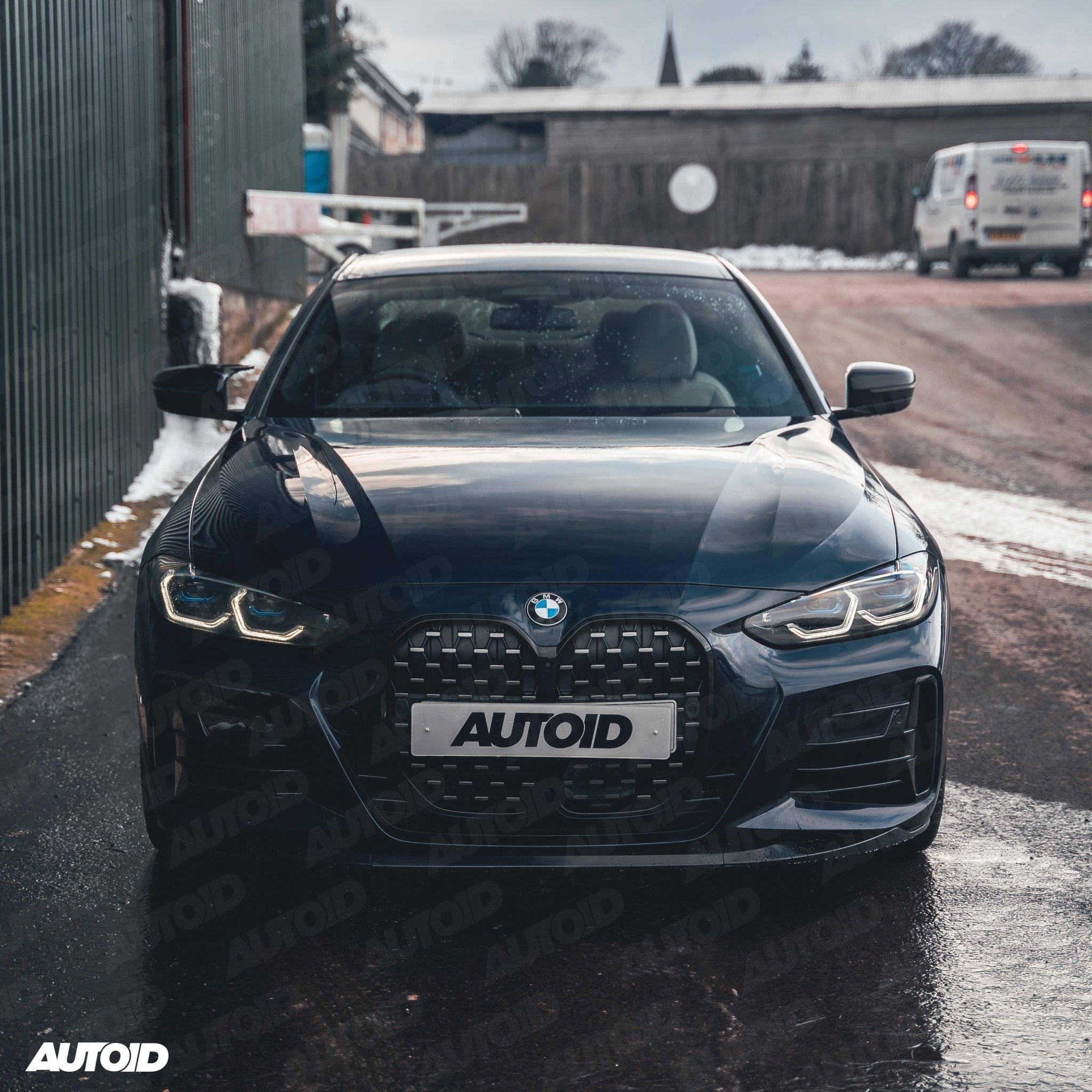 Gloss Black Performance Front Splitter for BMW 4 Series by FORM (2020+, G22 G23) - AUTOID® - Front Lips & Splitters - FORM Industries