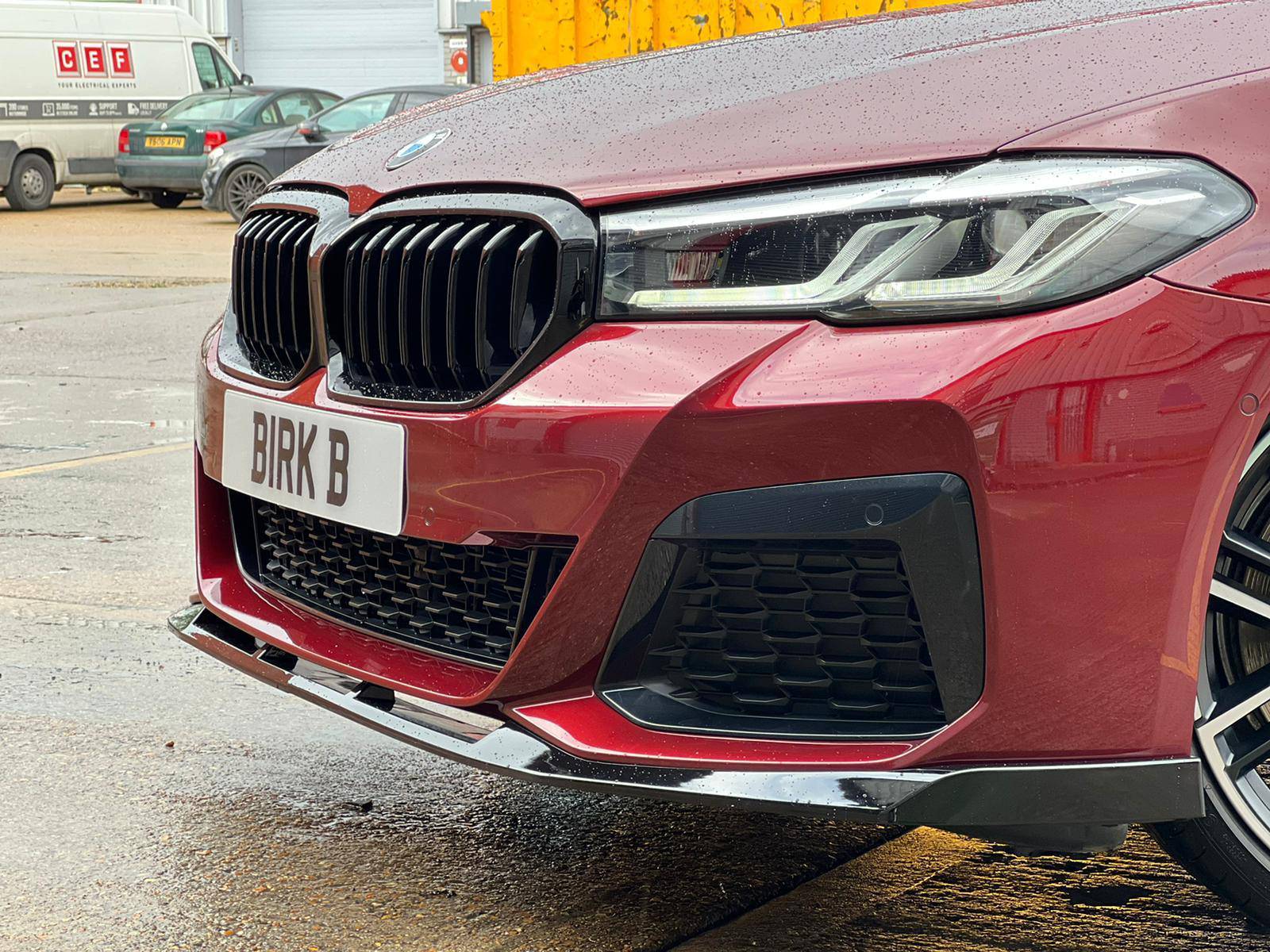 Gloss Black Performance Front Splitter for BMW 5 Series LCI (2020+, G30) - AUTOID - Front Lips & Splitters - Essentials