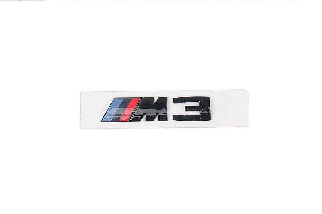 Gloss Black Rear Model Badge for BMW M3, Model Badges, Essentials - AUTOID | Premium Automotive Accessories