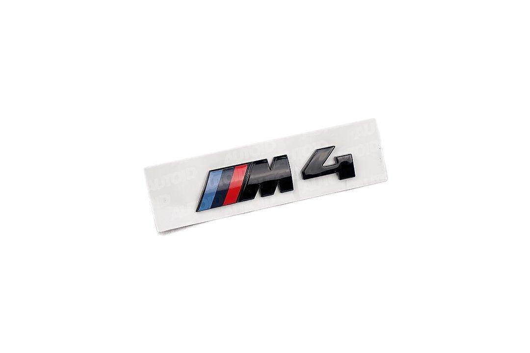 Gloss Black Rear Model Badge for BMW M4, Model Badges, Essentials - AUTOID | Premium Automotive Accessories