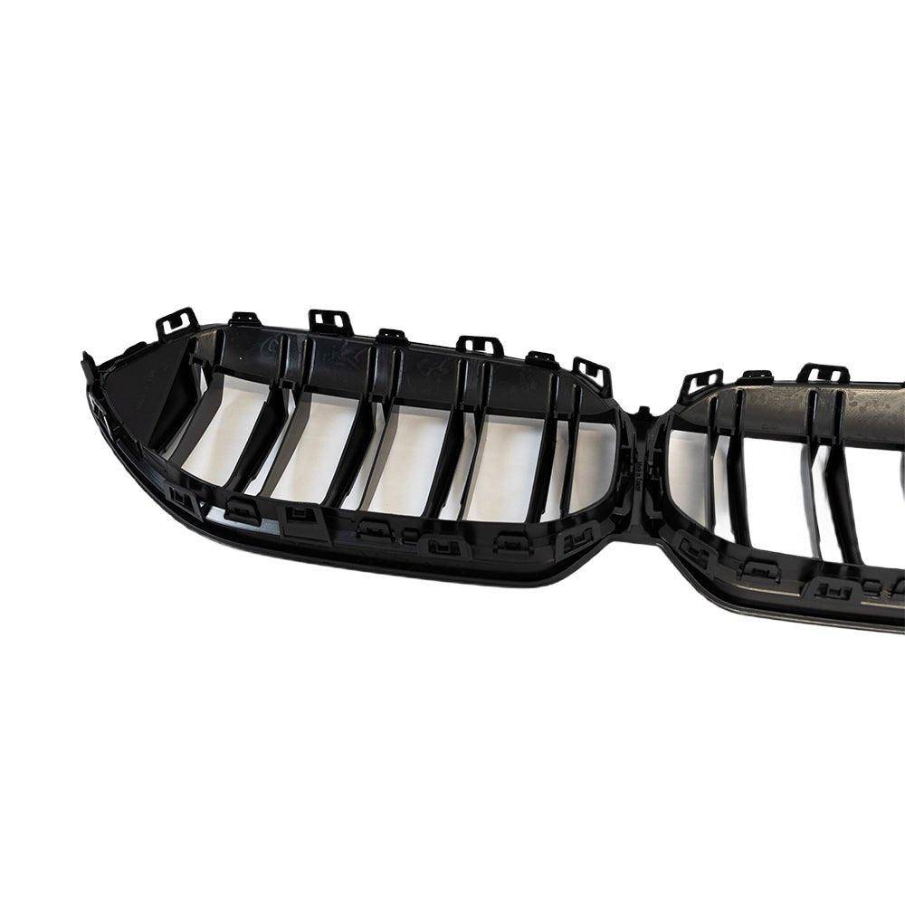 Gloss Black Slatted Front Grille for BMW 2 Series & M235i by FORM (2020-2024, F44) - AUTOID® - Front Grille - FORM Industries