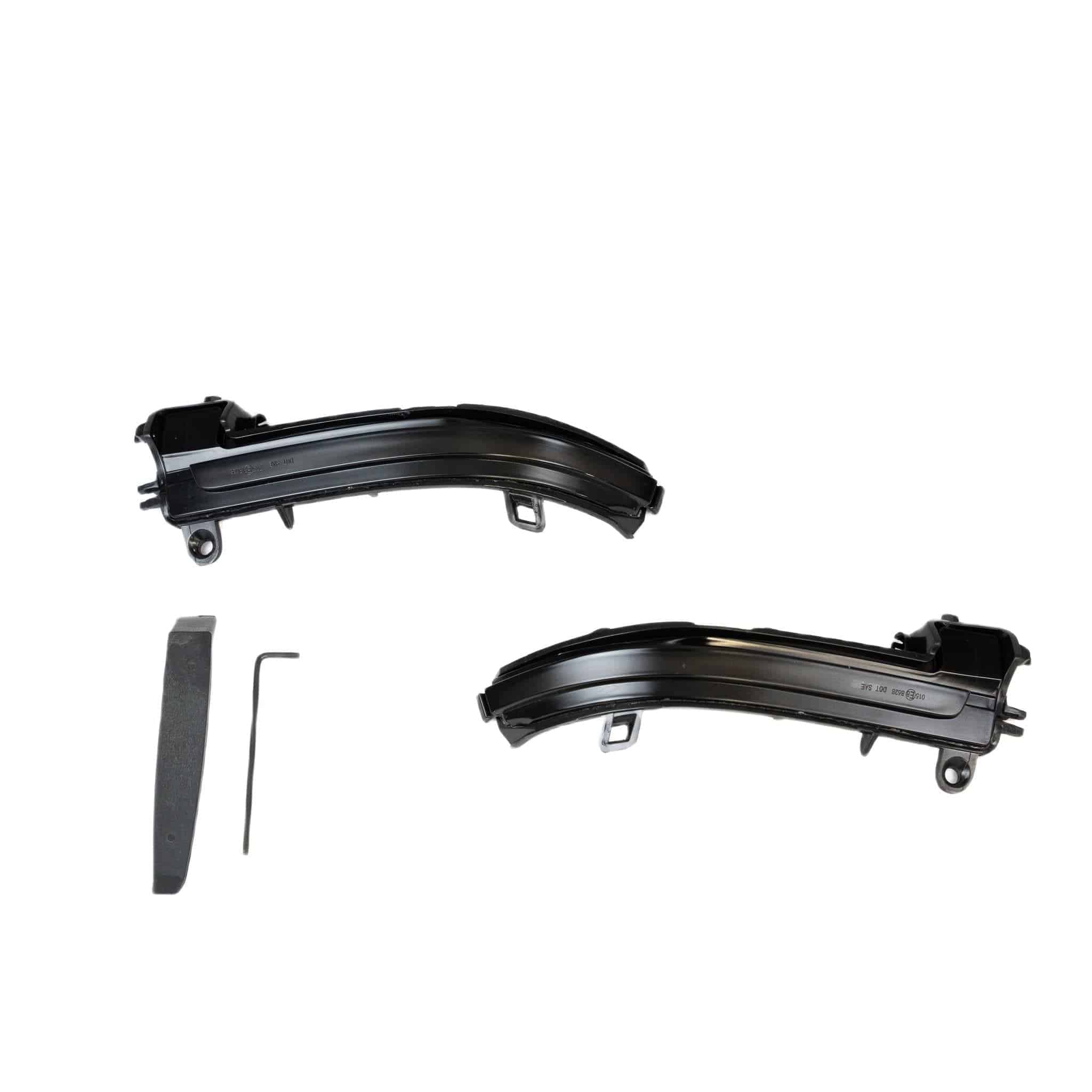 Tinted Wing Mirror Dynamic Indicators for BMW (2012-2019, F20 F21 F22 F30 F32 F87), Mirror Covers, Essentials - AUTOID | Premium Automotive Accessories
