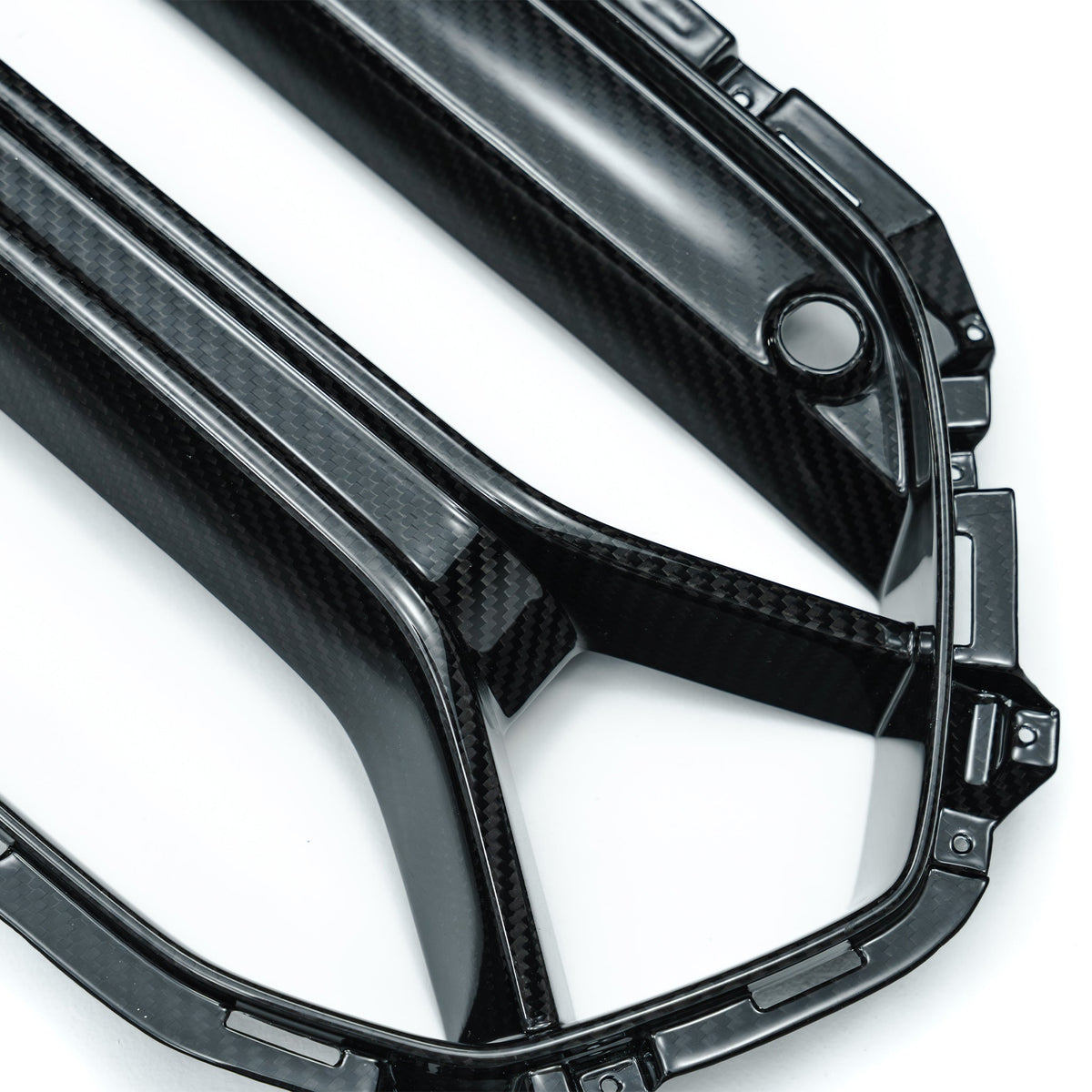 BMW G8X M3/M4 Prepreg Carbon Fiber Grilles (Adro Bumper V2) by Adro - AUTOID® - Front Grille - Adro