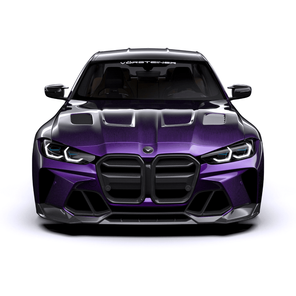 GTS-V BMW G80 M3 | G82/G83 M4 Carbon Fiber Aero Bonnet by Vorsteiner - AUTOID® - Front Hood - Vorsteiner