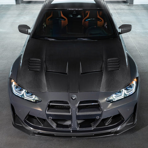 GTS-V BMW G80 M3 | G82/G83 M4 Carbon Fiber Aero Bonnet by Vorsteiner - AUTOID® - Front Hood - Vorsteiner