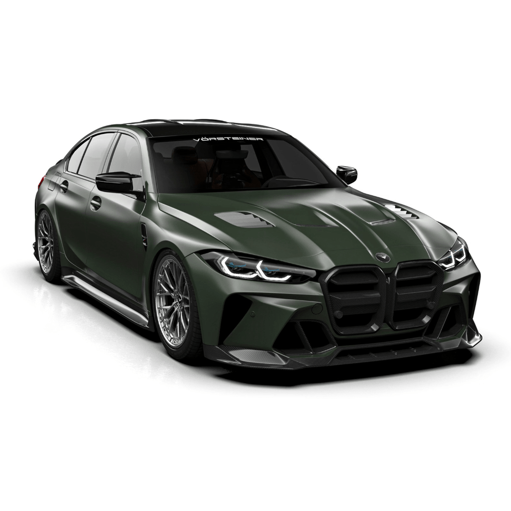 GTS - V BMW G80 M3 | G82/G83 M4 Carbon Fiber Aero Bonnet by Vorsteiner - AUTOID - Front Hood - Vorsteiner