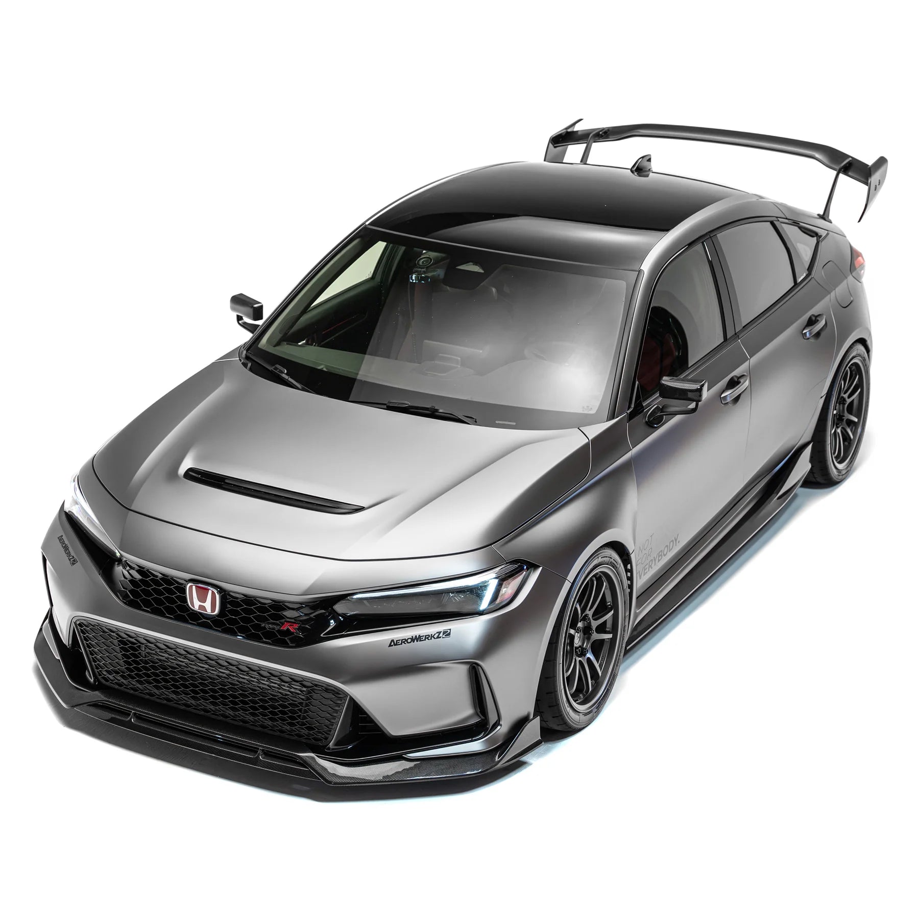 Honda Civic FL5 Type R Carbon Fibre Front Splitter by Adro - AUTOID - Front Lips & Splitters - Adro