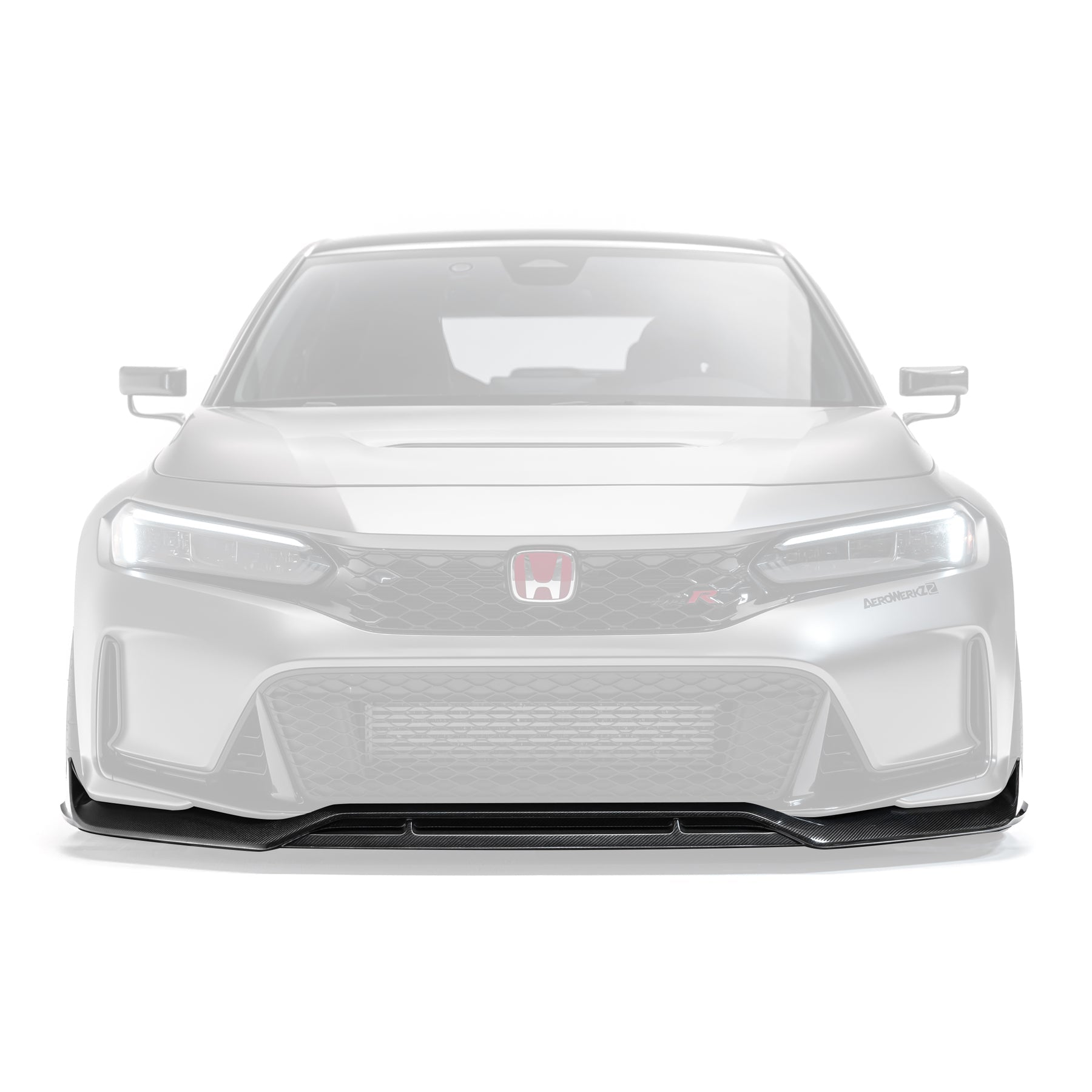 Honda Civic FL5 Type R Carbon Fibre Front Splitter by Adro - AUTOID® - Front Lips & Splitters - Adro