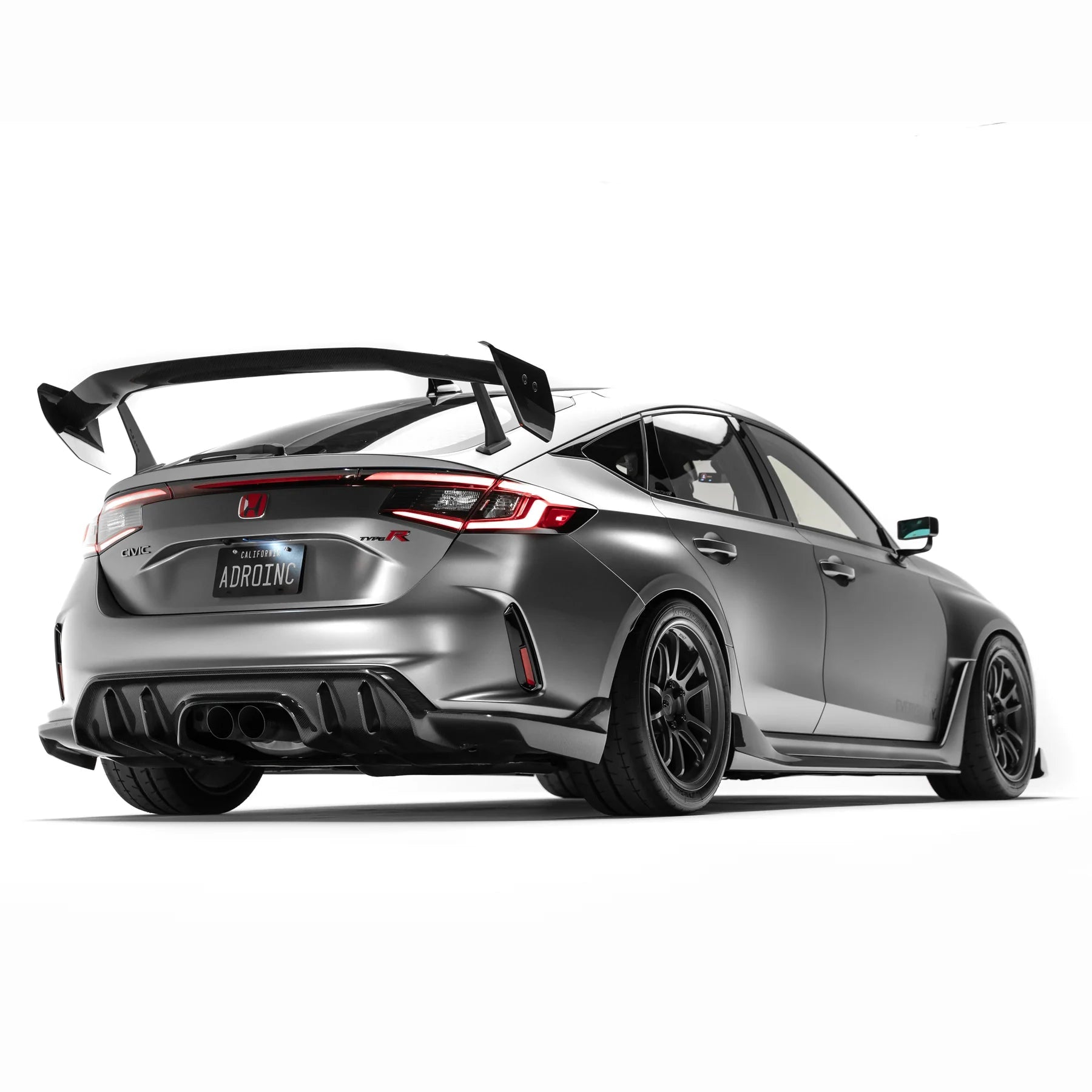 Honda Civic FL5 Type R Carbon Fibre Rear Diffuser by Adro - AUTOID - Rear Diffusers - Adro