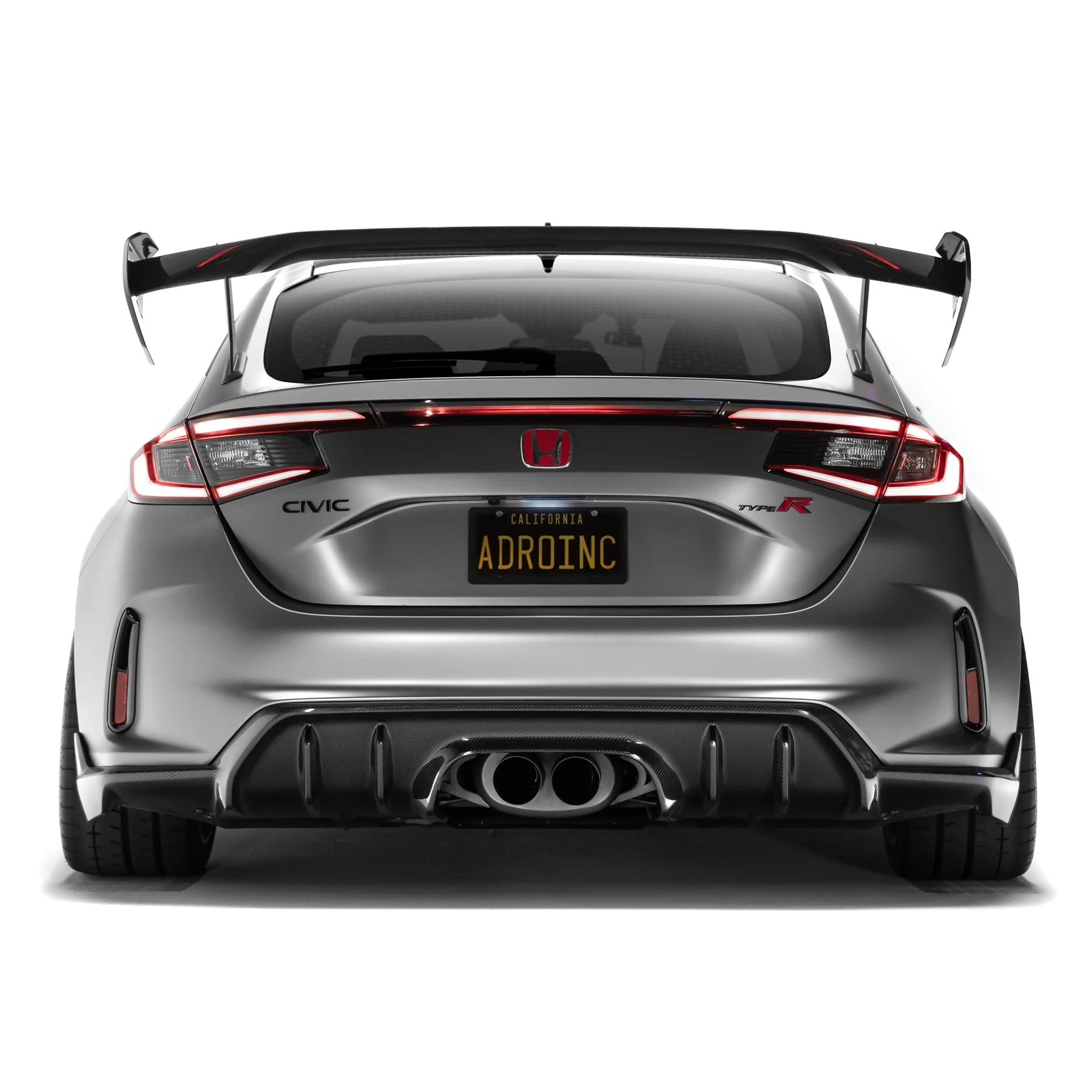 Honda Civic FL5 Type R Carbon Fibre Rear Diffuser by Adro - AUTOID - Rear Diffusers - Adro