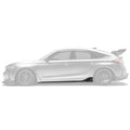 Honda Civic FL5 Type R Carbon Fibre Side Skirts by Adro - AUTOID® - Side Skirts & Winglets - Adro