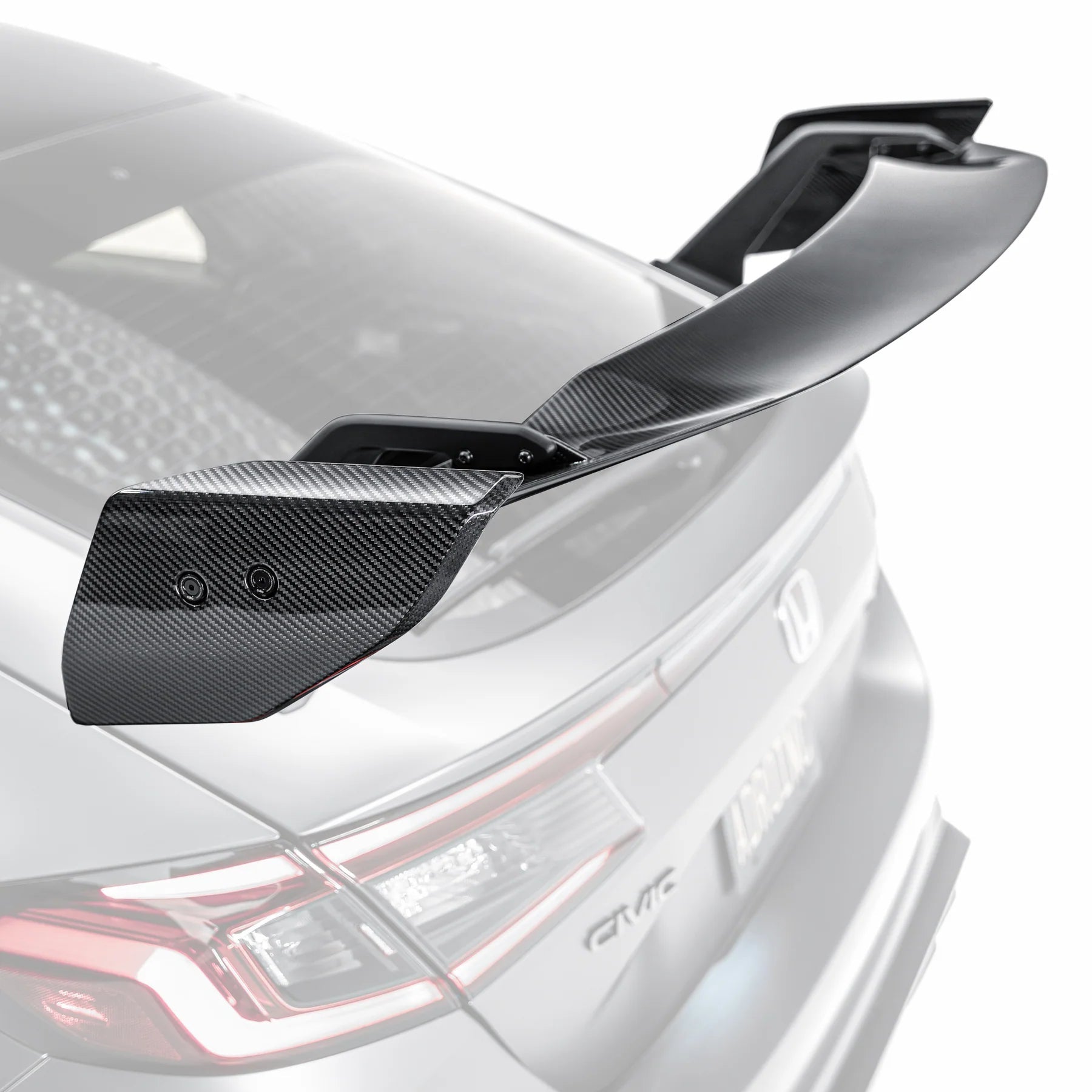 Honda Civic FL5 Type R Pre-Preg Carbon Fibre AT-R4 Rear Wing by Adro - AUTOID® - Rear Wings - Adro
