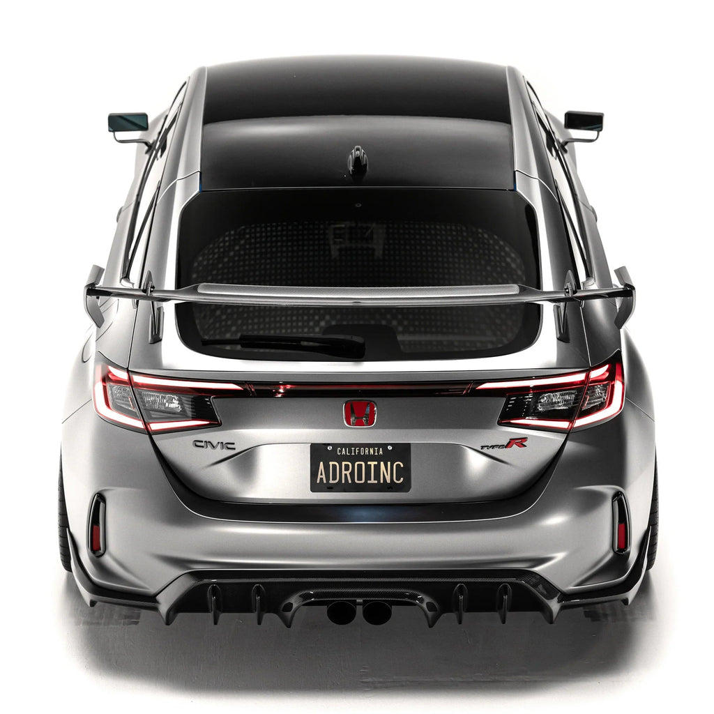 Honda Civic FL5 Type R Pre-Preg Carbon Fibre AT-R4 Rear Wing by Adro - AUTOID® - Rear Wings - Adro