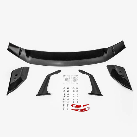 Honda Civic FL5 Type R Pre-Preg Carbon Fibre AT-R4 Rear Wing by Adro - AUTOID® - Rear Wings - Adro