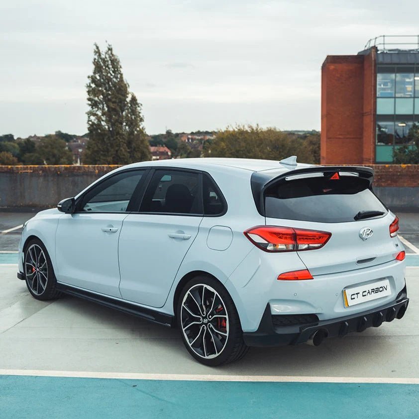 Hyundai i30 N EVO-1 Carbon Fibre Side Skirts (2018+) - AUTOID® - Side Skirts & Winglets - CT Design