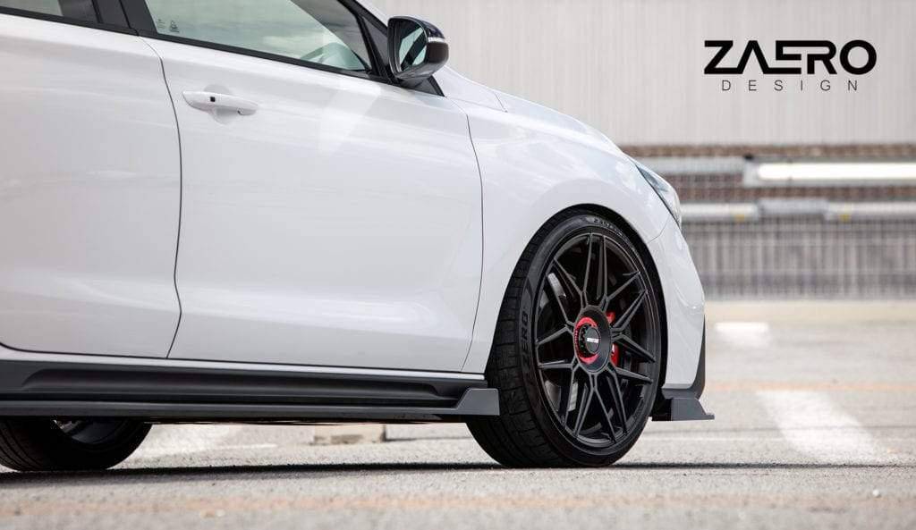 Hyundai i30 N EVO - 1 Gloss Black Side Skirts by ZAERO (2018+) - AUTOID - Side Skirts & Winglets - Zaero Design