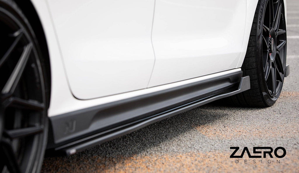 Hyundai i30 N EVO - 1 Gloss Black Side Skirts by ZAERO (2018+) - AUTOID - Side Skirts & Winglets - Zaero Design