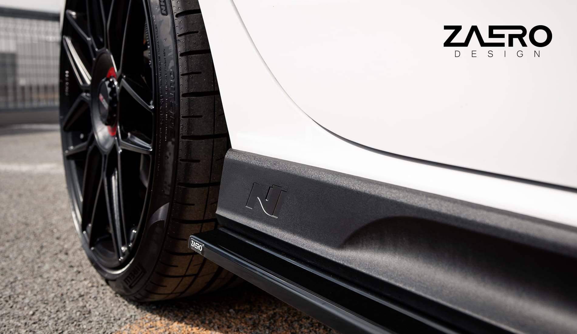 Hyundai i30 N EVO - 1 Gloss Black Side Skirts by ZAERO (2018+) - AUTOID - Side Skirts & Winglets - Zaero Design