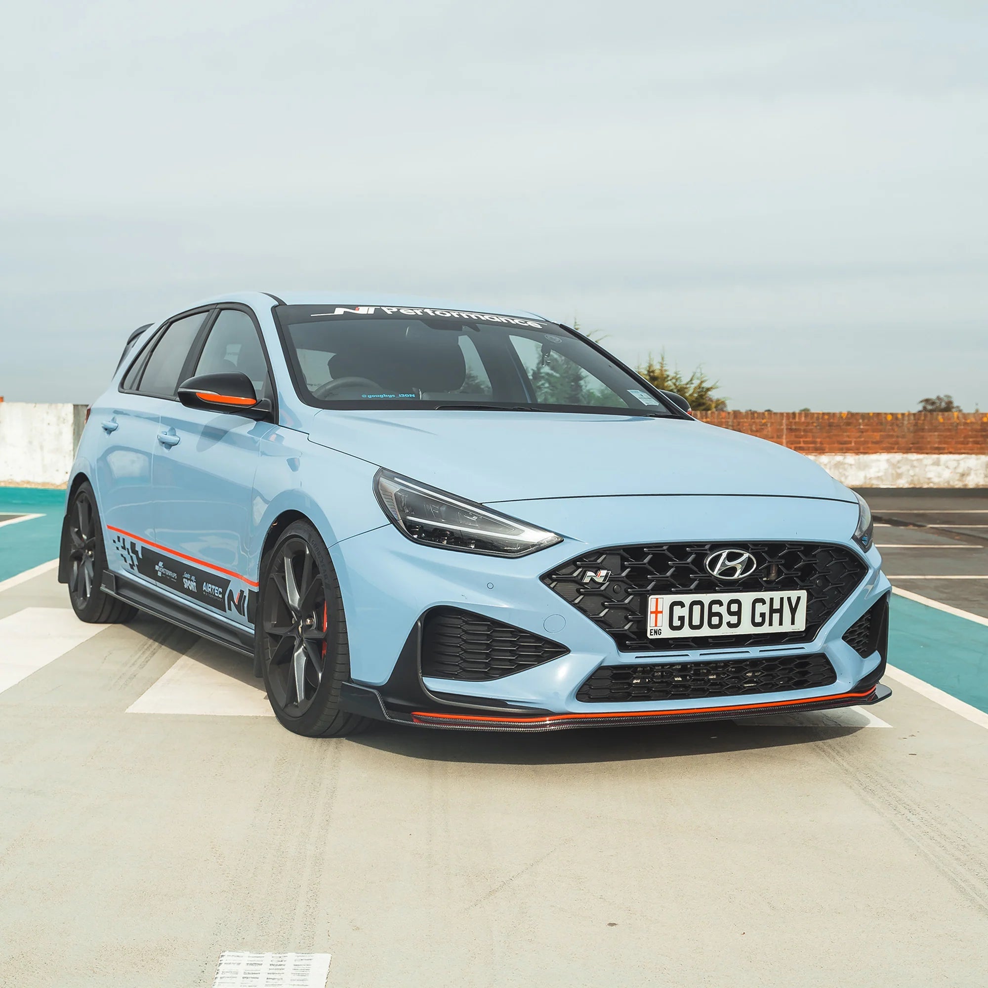 Hyundai i30 N Facelift EVO - 1 Carbon Fibre Front Splitter (2020+) - AUTOID - Front Lips & Splitters - CT Design