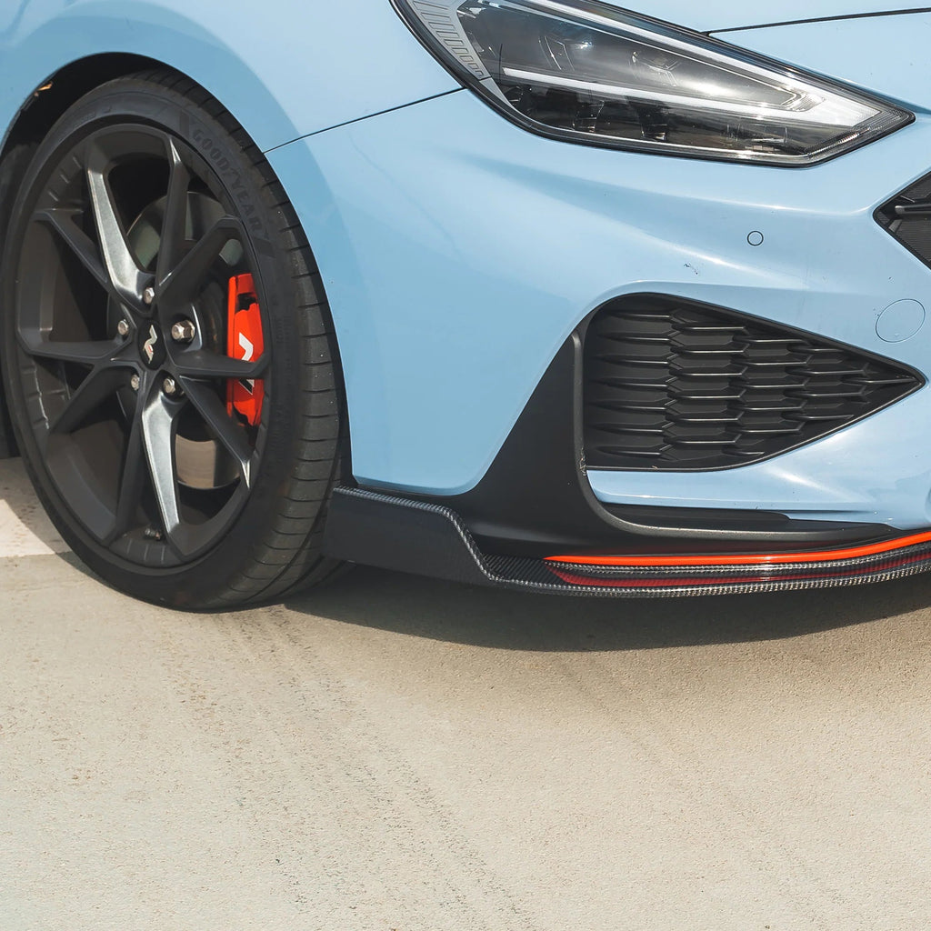 Hyundai i30 N Facelift EVO-1 Carbon Fibre Front Splitter (2020+) - AUTOID® - Front Lips & Splitters - CT Design