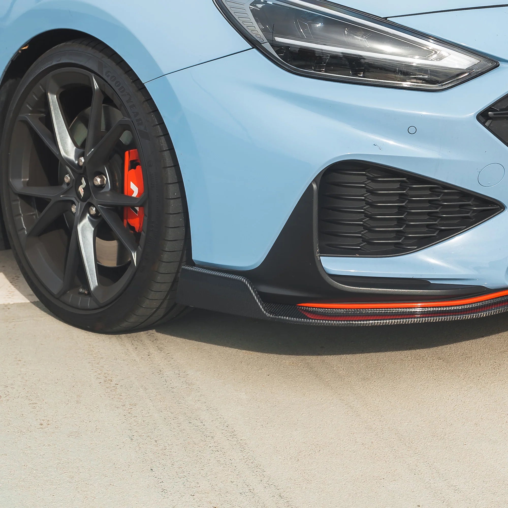 Hyundai i30 N Facelift EVO-1 Carbon Fibre Front Splitter (2020+) - AUTOID® - Front Lips & Splitters - CT Design