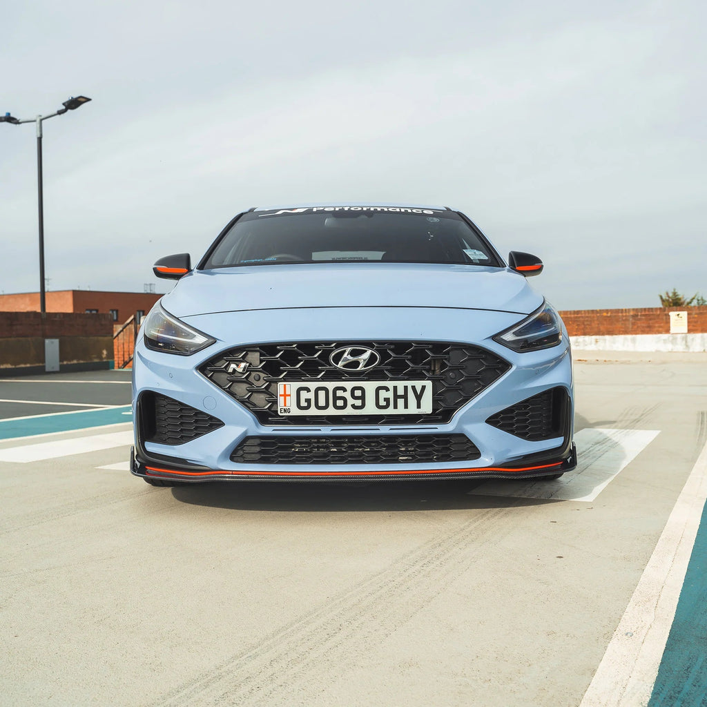 Hyundai i30 N Facelift EVO-1 Carbon Fibre Front Splitter (2020+) - AUTOID® - Front Lips & Splitters - CT Design