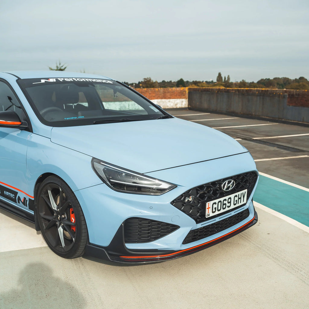 Hyundai i30 N Facelift EVO-1 Carbon Fibre Front Splitter (2020+) - AUTOID® - Front Lips & Splitters - CT Design