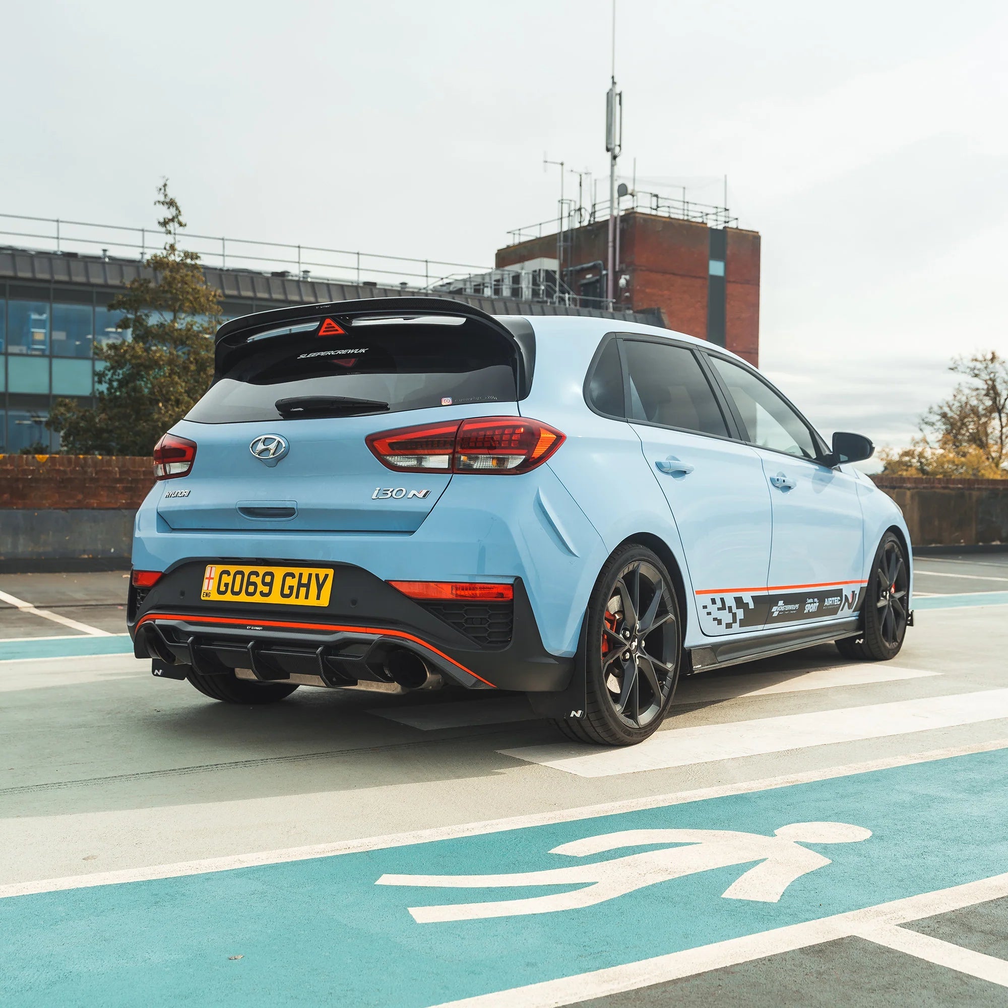 Hyundai i30 N Facelift EVO - 1 Carbon Fibre Rear Diffuser (2020+) - AUTOID - Rear Diffusers - CT Design