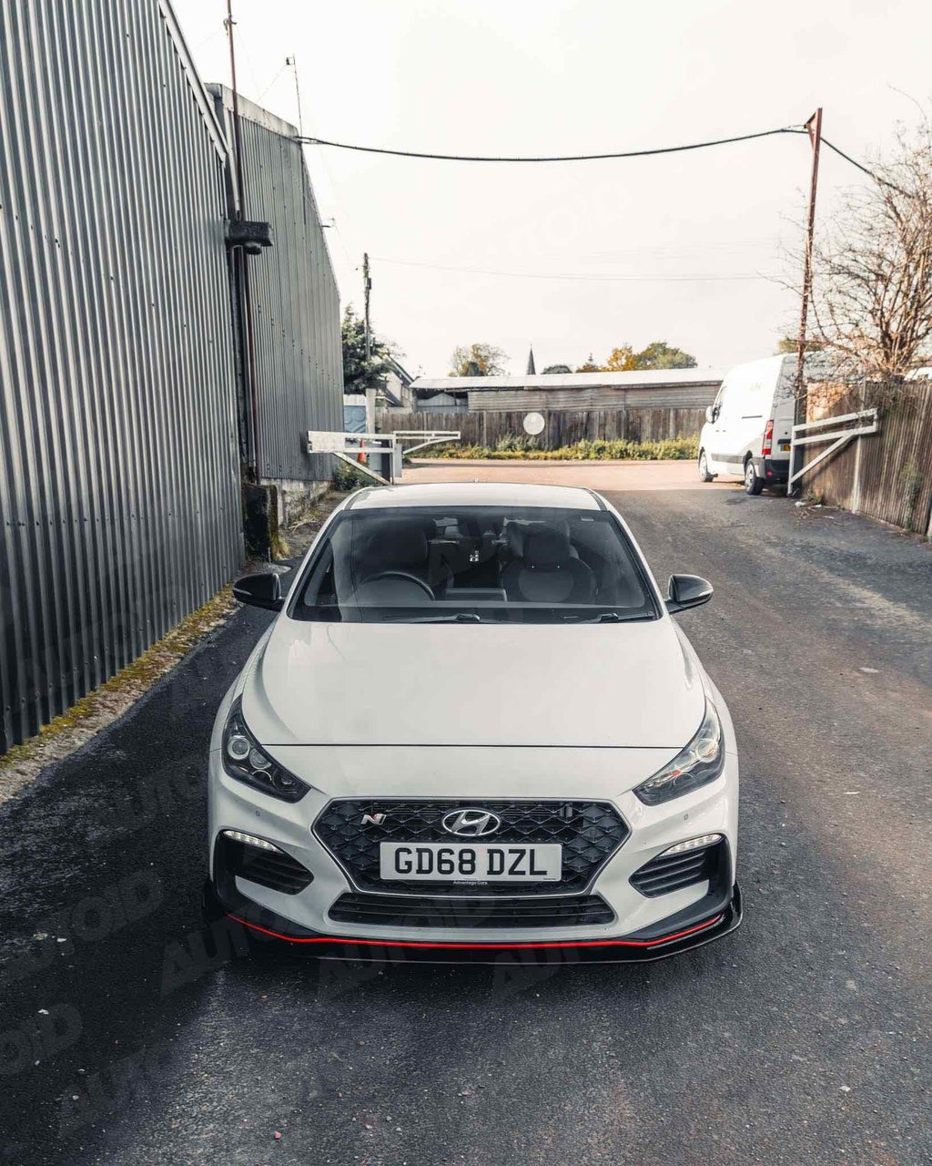 Hyundai i30 N Pre-Facelift EVO-1 Gloss Black Front Splitter by ZAERO (2018-2020) - AUTOID® - Front Lips & Splitters - Zaero Design