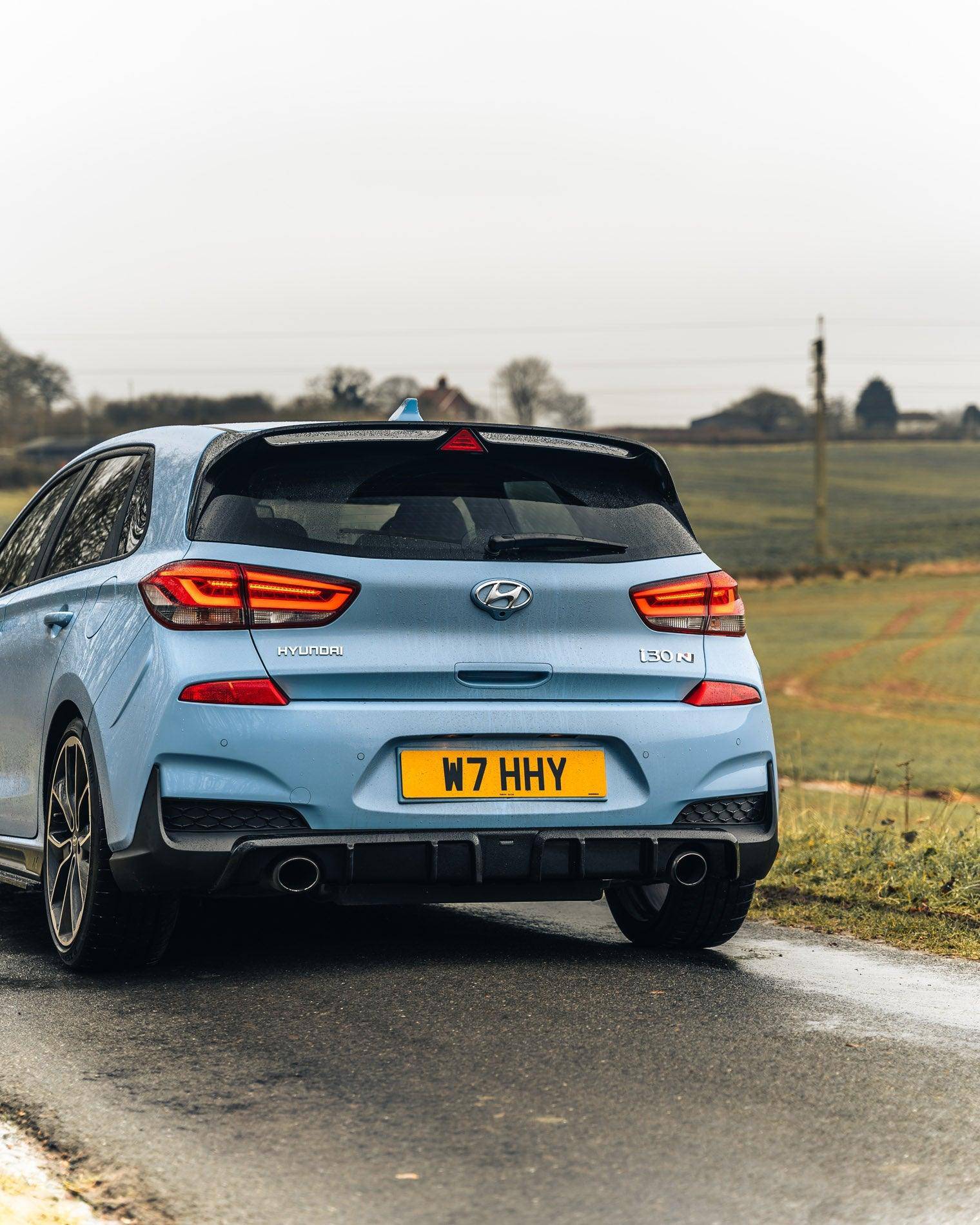 Hyundai i30 N Pre - Facelift EVO - 1 Gloss Black Rear Diffuser by ZAERO (2018 - 2020) - AUTOID - Rear Diffusers - Zaero Design