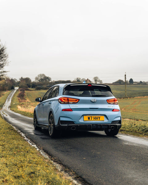 Hyundai i30 N Pre-Facelift EVO-1 Gloss Black Rear Diffuser by ZAERO (2018-2020) - AUTOID® - Rear Diffusers - Zaero Design