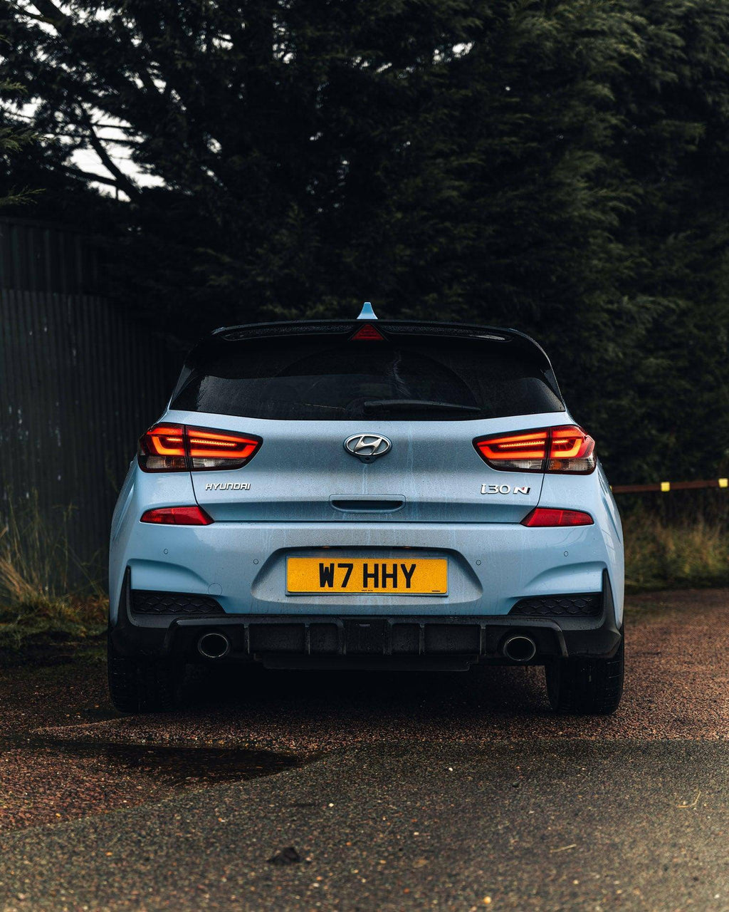 Hyundai i30 N Pre-Facelift EVO-1 Gloss Black Rear Diffuser by ZAERO (2018-2020) - AUTOID® - Rear Diffusers - Zaero Design