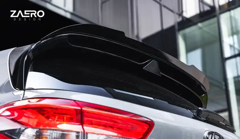 Hyundai i30 N Pre-Facelift EVO-1 Gloss Black Rear Spoiler by ZAERO (2018-2020) - AUTOID® - Rear Spoilers - Zaero Design