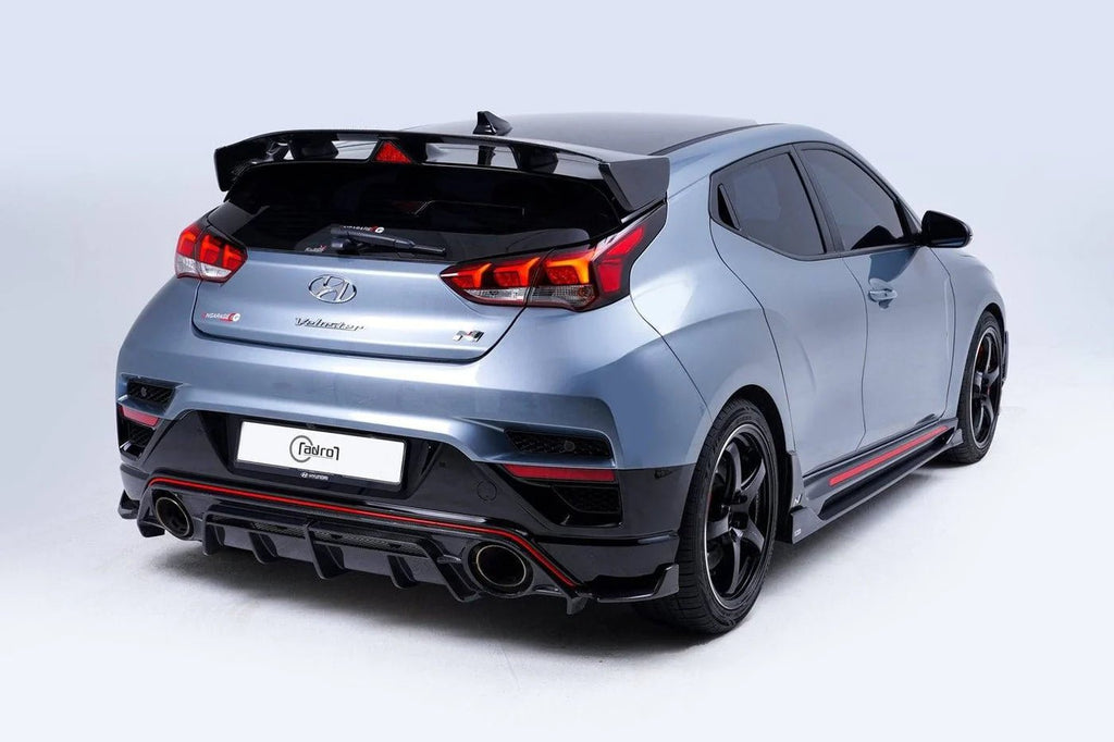 Hyundai Veloster N Carbon Fibre Rear Diffuser by Adro (2019+) - AUTOID® - Rear Diffusers - Adro