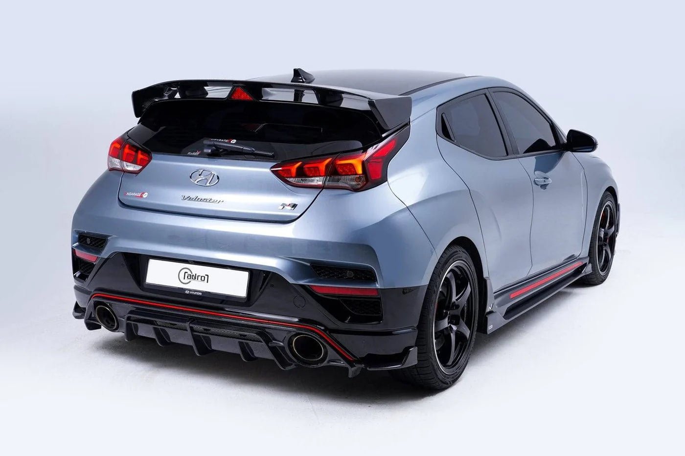 Hyundai Veloster N Carbon Fibre Rear Diffuser by Adro (2019+) - AUTOID® - Rear Diffusers - Adro