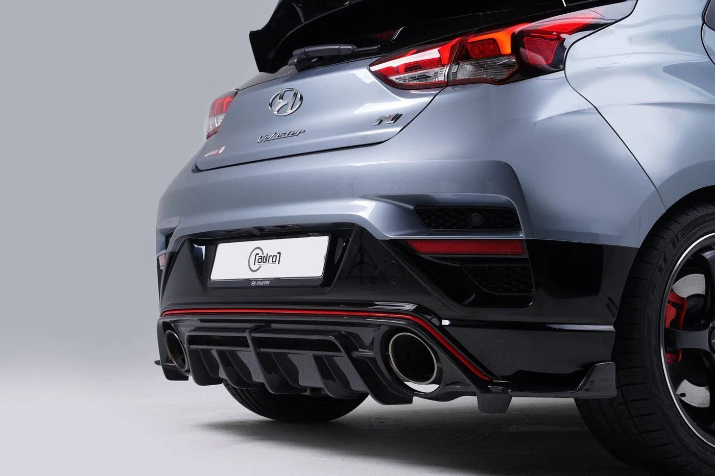 Hyundai Veloster N Carbon Fibre Rear Diffuser by Adro (2019+) - AUTOID® - Rear Diffusers - Adro