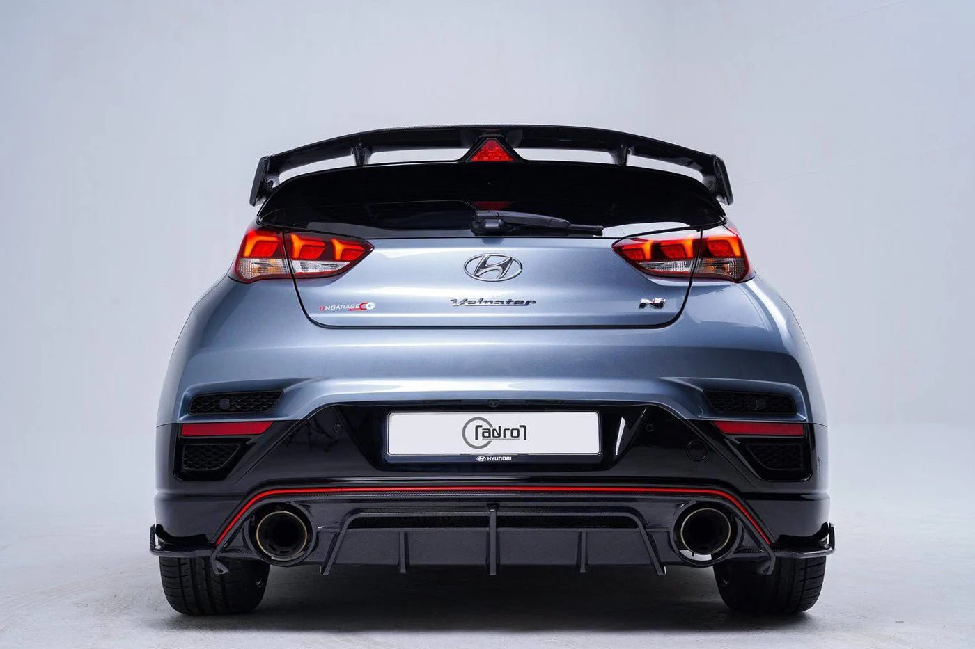 Hyundai Veloster N Carbon Fibre Rear Diffuser by Adro (2019+) - AUTOID® - Rear Diffusers - Adro